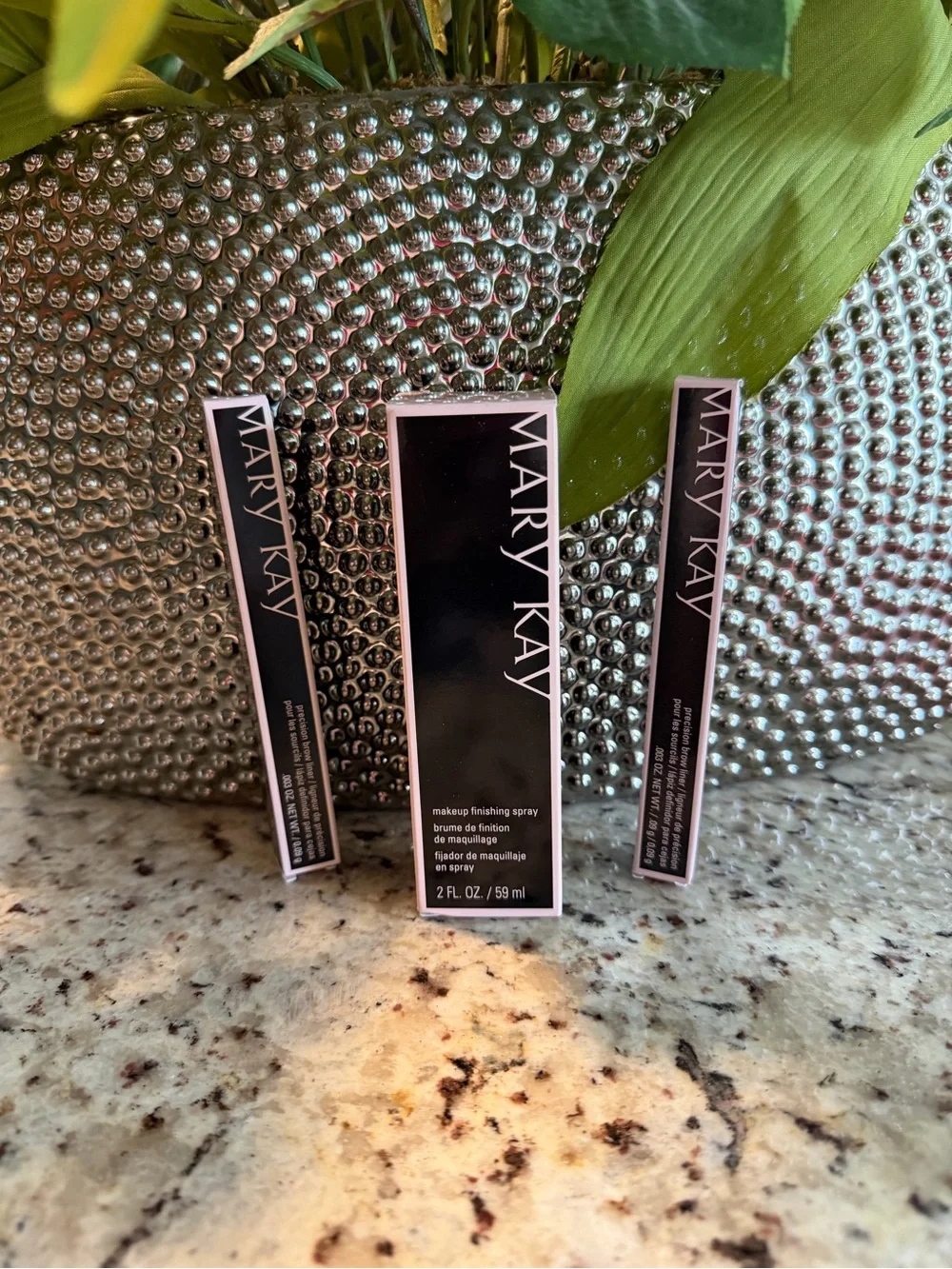 Mary Kay Makeup Bundle – Precision Brow Liner + Makeup Finishing Spray NEW